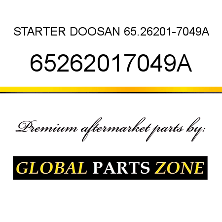 STARTER DOOSAN 65.26201-7049A 65262017049A