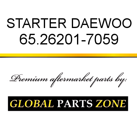 STARTER DAEWOO 65.26201-7059