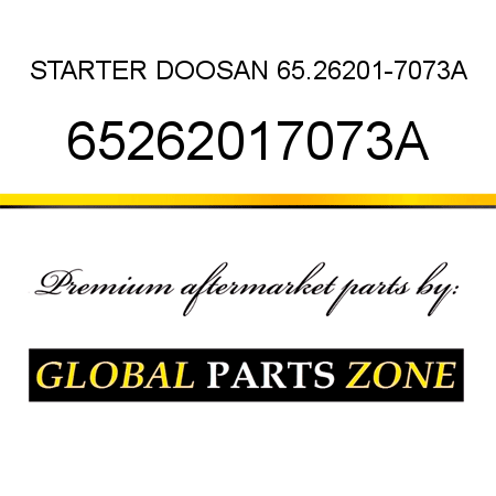 STARTER DOOSAN 65.26201-7073A 65262017073A