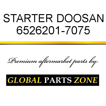 STARTER DOOSAN 6526201-7075