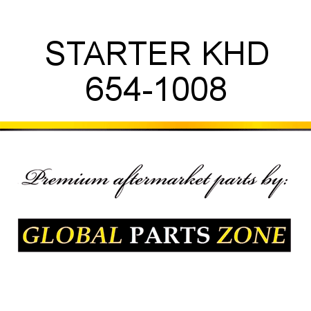 STARTER KHD 654-1008