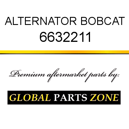 ALTERNATOR BOBCAT 6632211