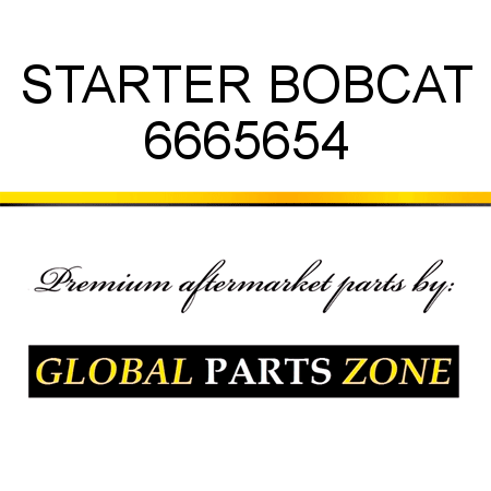 STARTER BOBCAT 6665654