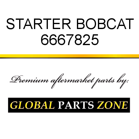 STARTER BOBCAT 6667825