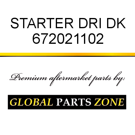 STARTER DRI DK 672021102