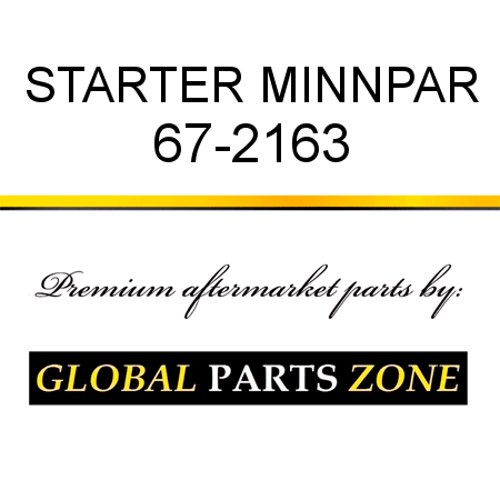 STARTER MINNPAR 67-2163