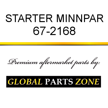 STARTER MINNPAR 67-2168