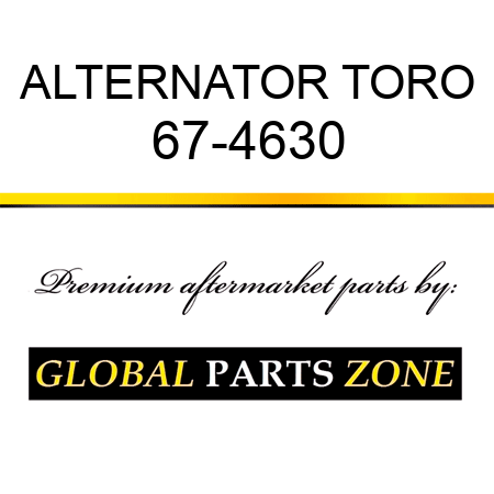 ALTERNATOR TORO 67-4630
