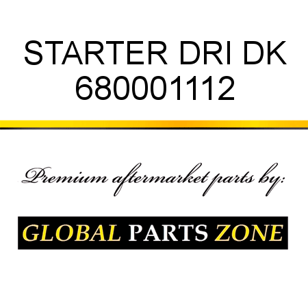 STARTER DRI DK 680001112