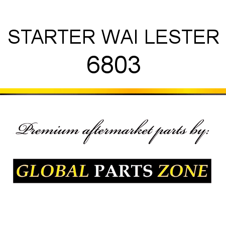 STARTER WAI LESTER 6803