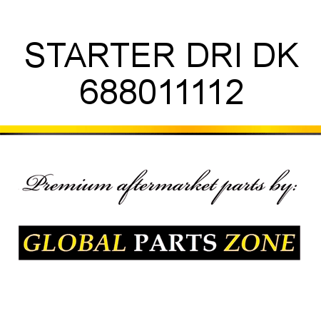 STARTER DRI DK 688011112