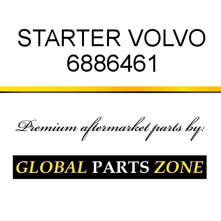 STARTER VOLVO 6886461