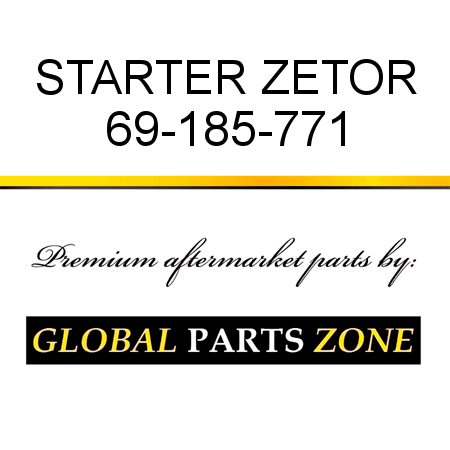 STARTER ZETOR 69-185-771