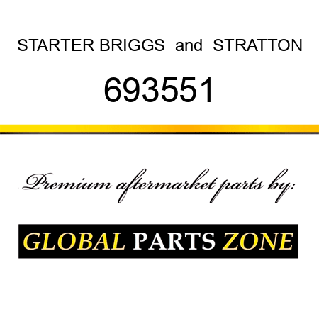 STARTER BRIGGS & STRATTON 693551