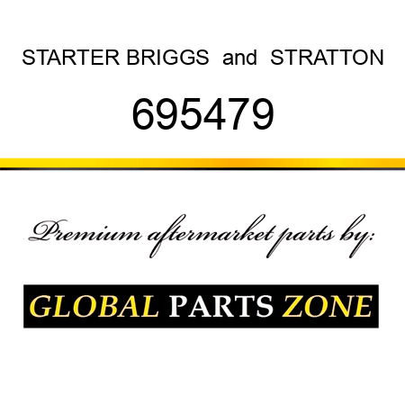 STARTER BRIGGS & STRATTON 695479