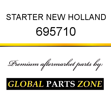 STARTER NEW HOLLAND 695710