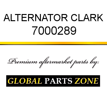 ALTERNATOR CLARK 7000289