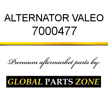 ALTERNATOR VALEO 7000477