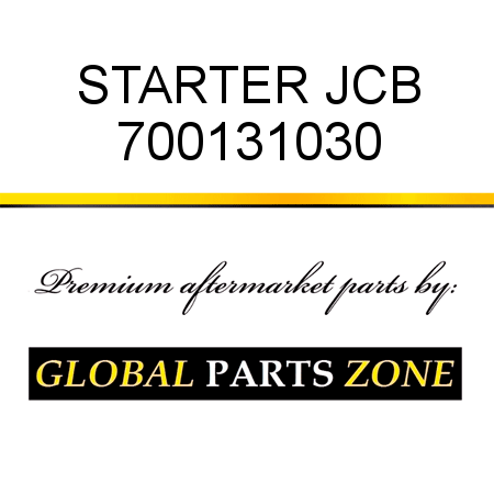 STARTER JCB 700131030