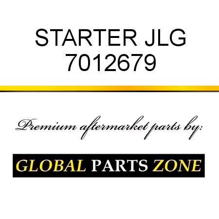 STARTER JLG 7012679