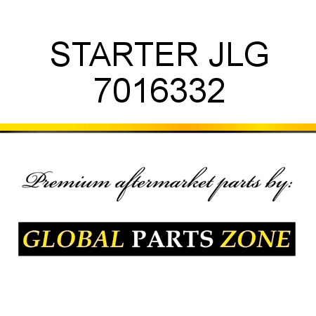 STARTER JLG 7016332