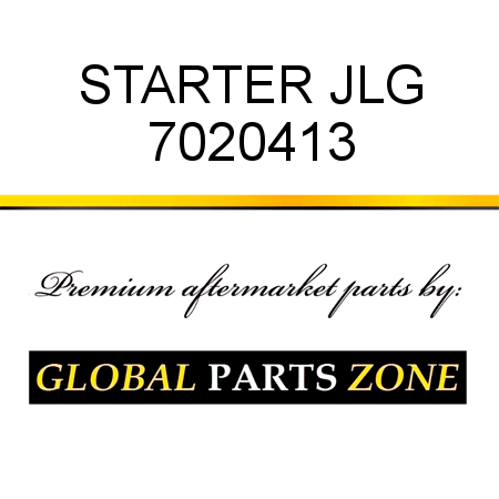 STARTER JLG 7020413