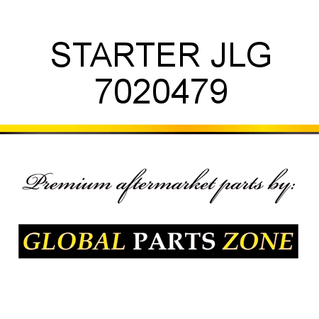 STARTER JLG 7020479