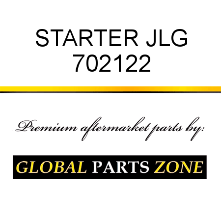 STARTER JLG 702122