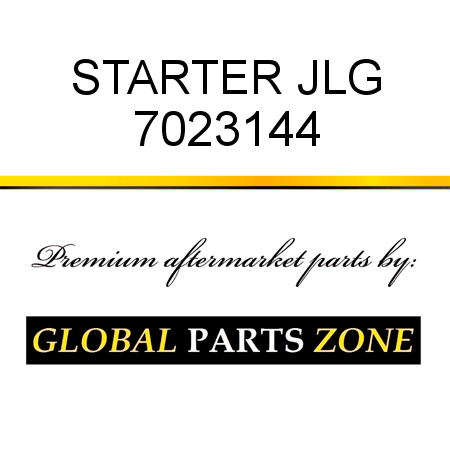 STARTER JLG 7023144