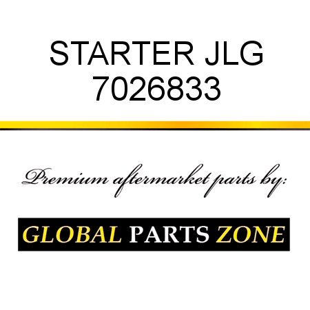 STARTER JLG 7026833