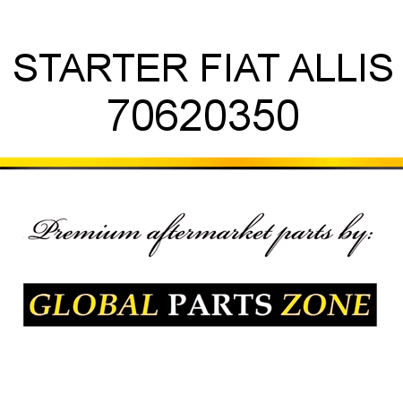 STARTER FIAT ALLIS 70620350