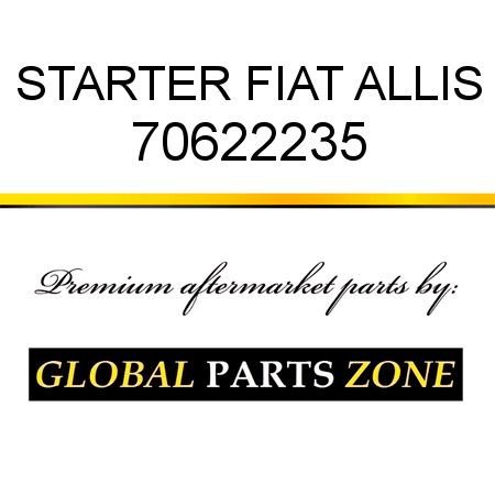STARTER FIAT ALLIS 70622235