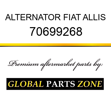 ALTERNATOR FIAT ALLIS 70699268