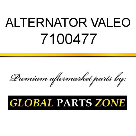 ALTERNATOR VALEO 7100477