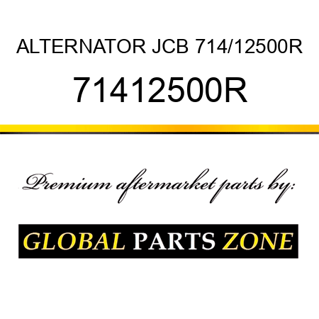 ALTERNATOR JCB 714/12500R 71412500R