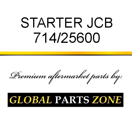 STARTER JCB 714/25600