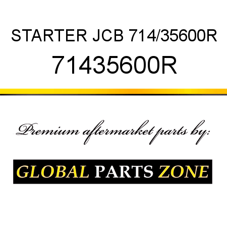 STARTER JCB 714/35600R 71435600R