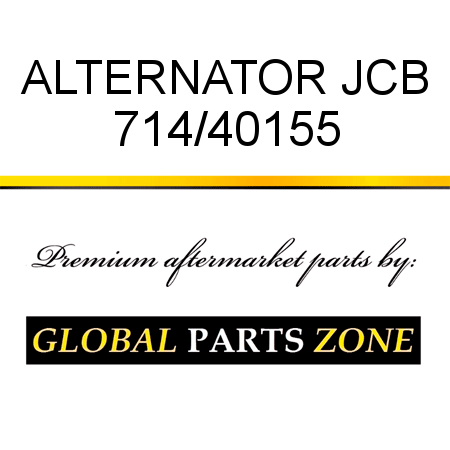 ALTERNATOR JCB 714/40155
