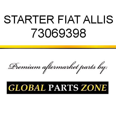 STARTER FIAT ALLIS 73069398