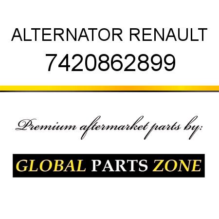 ALTERNATOR RENAULT 7420862899