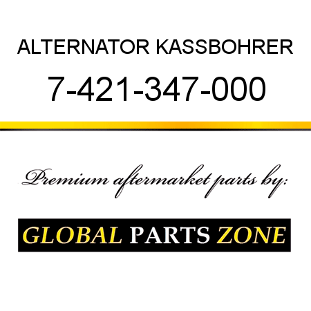 ALTERNATOR KASSBOHRER 7-421-347-000