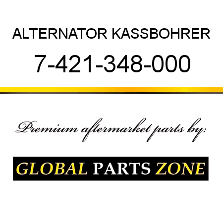 ALTERNATOR KASSBOHRER 7-421-348-000