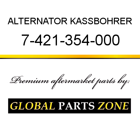 ALTERNATOR KASSBOHRER 7-421-354-000