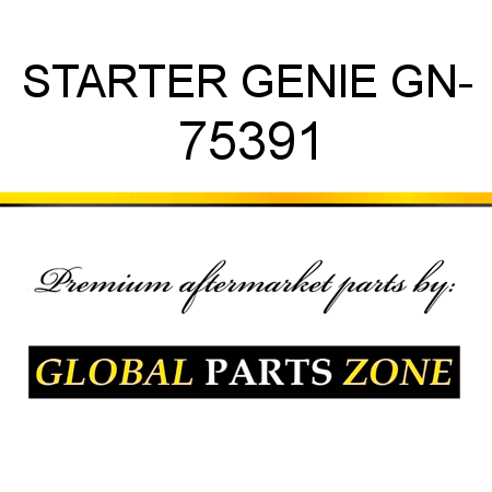 STARTER GENIE GN- 75391