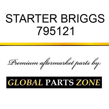 STARTER BRIGGS 795121
