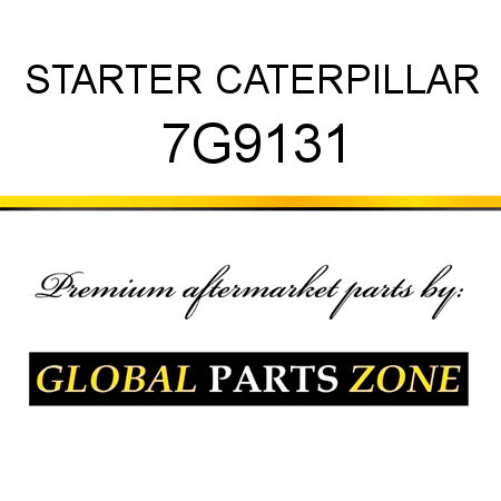 STARTER CATERPILLAR 7G9131