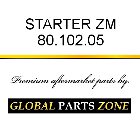 STARTER ZM 80.102.05