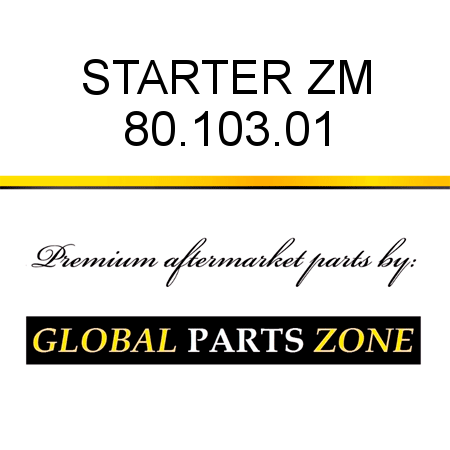 STARTER ZM 80.103.01