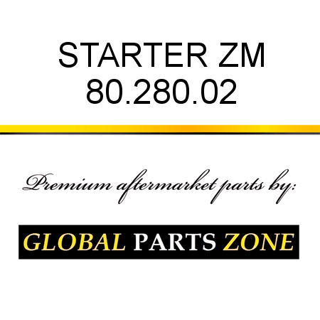 STARTER ZM 80.280.02