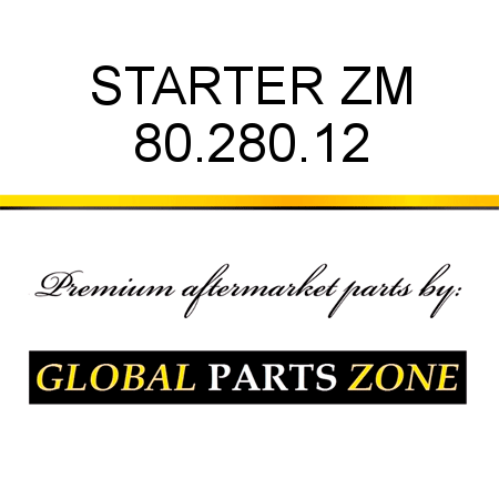 STARTER ZM 80.280.12